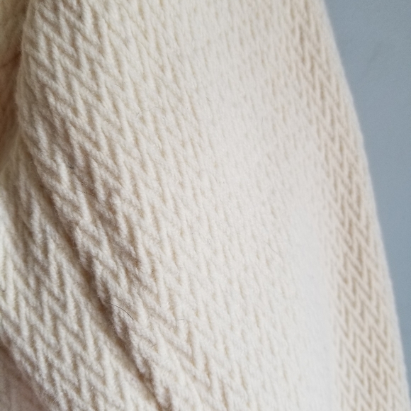 🧥 SOIA & KYO CREAM WOOL DRESS COAT - Picture 10 of 14